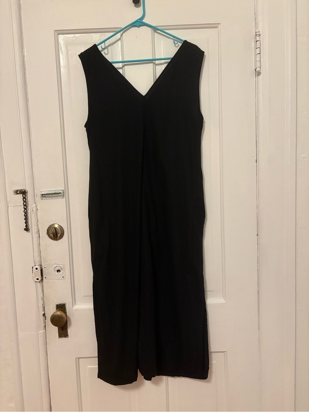 Women’s Black V-Neck Maxi Dress
